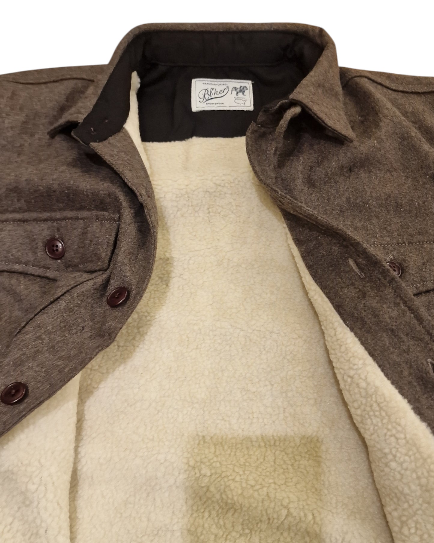 Wool padded shirt denali - Overshirt - Bl'Ker