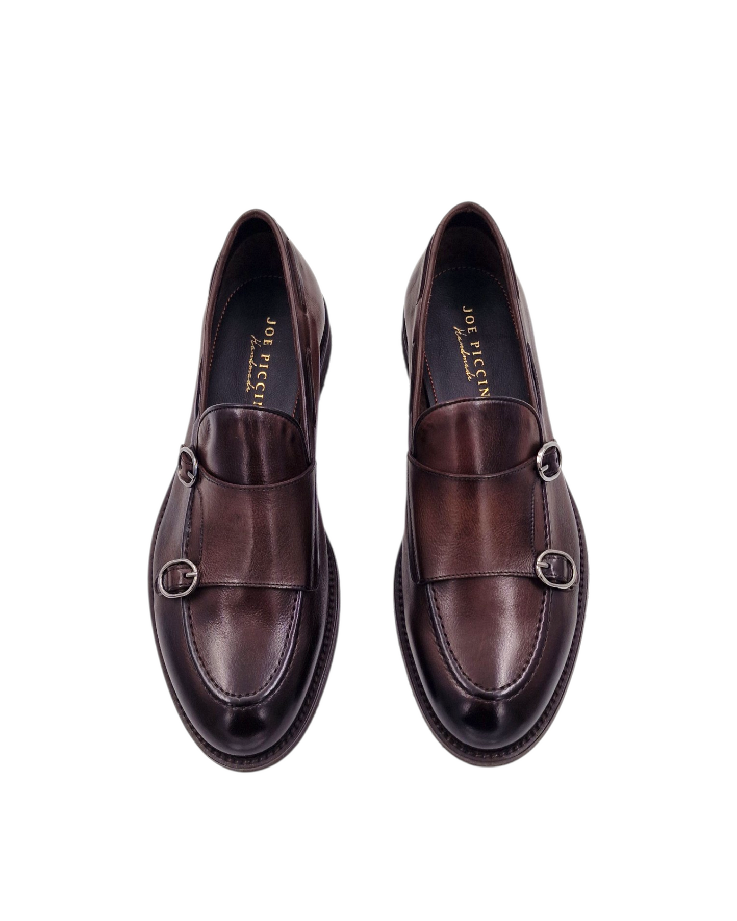 PANTOFOLA MONK 1186 PELLE - Joe Piccini