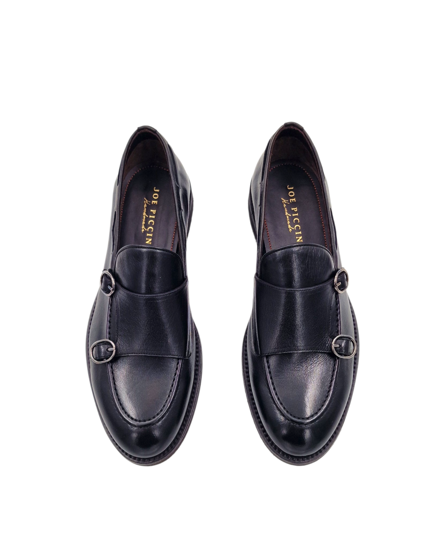 PANTOFOLA MONK 1186 PELLE - Joe Piccini
