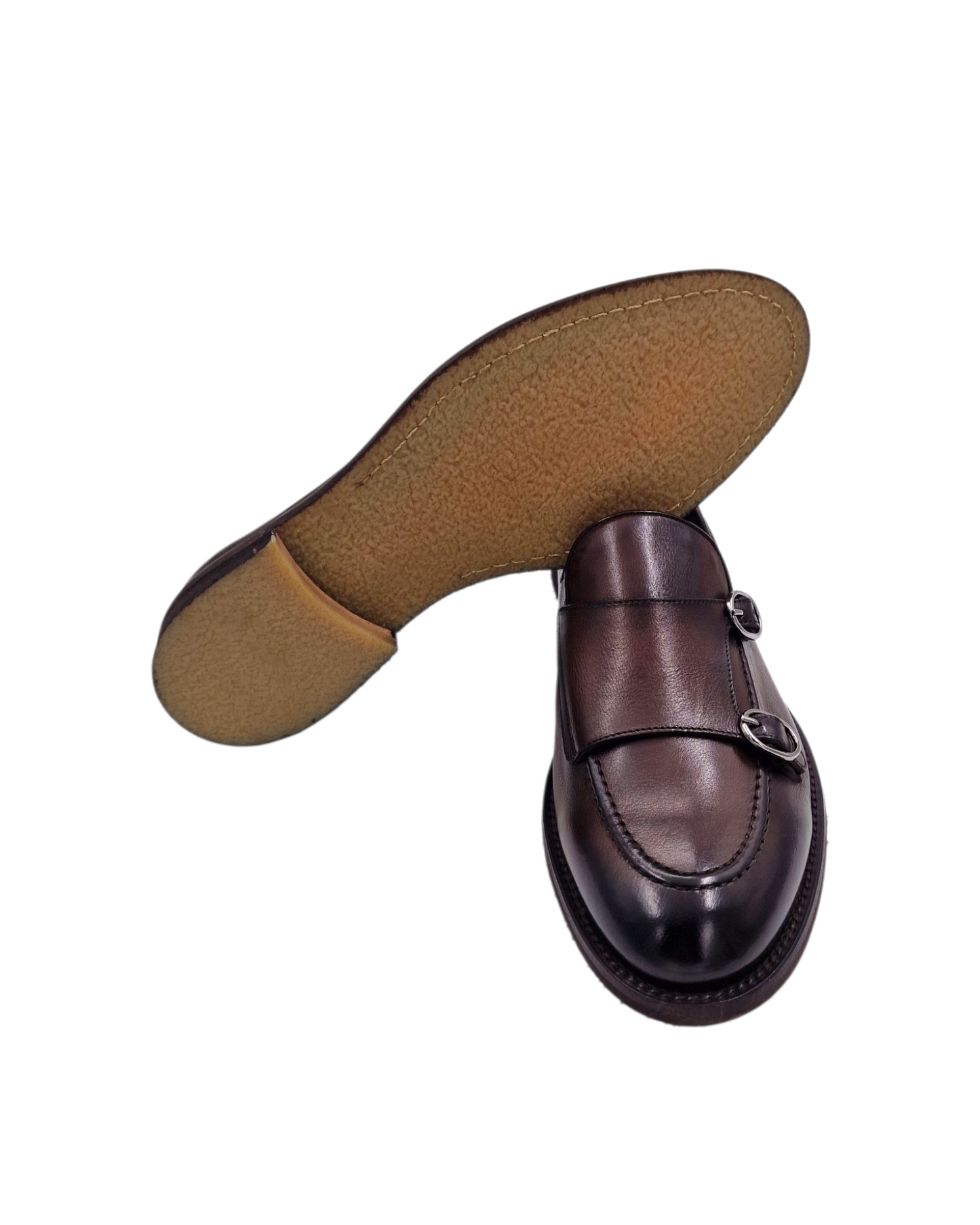 PANTOFOLA MONK 1186 PELLE - Joe Piccini
