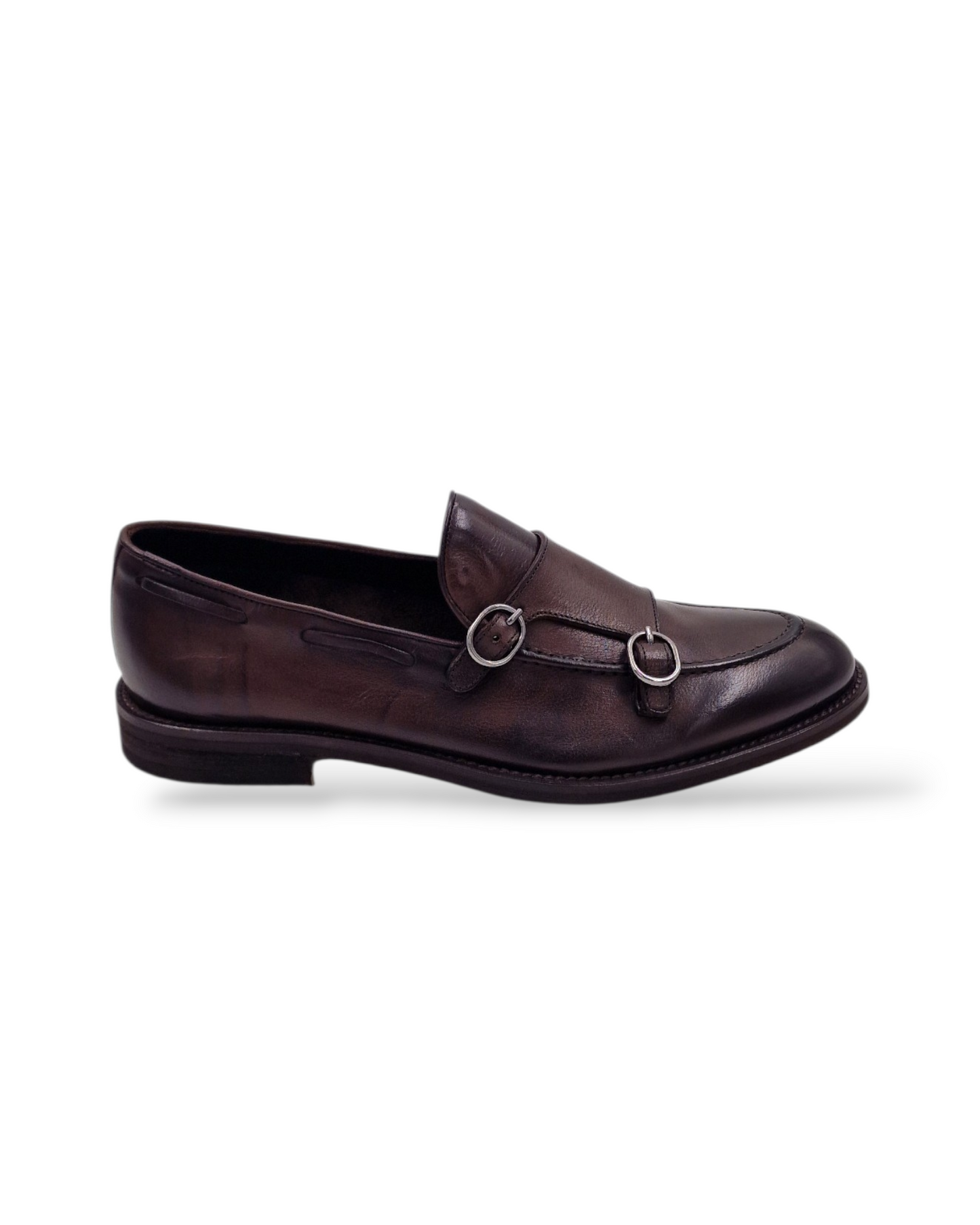 PANTOFOLA MONK 1186 PELLE - Joe Piccini