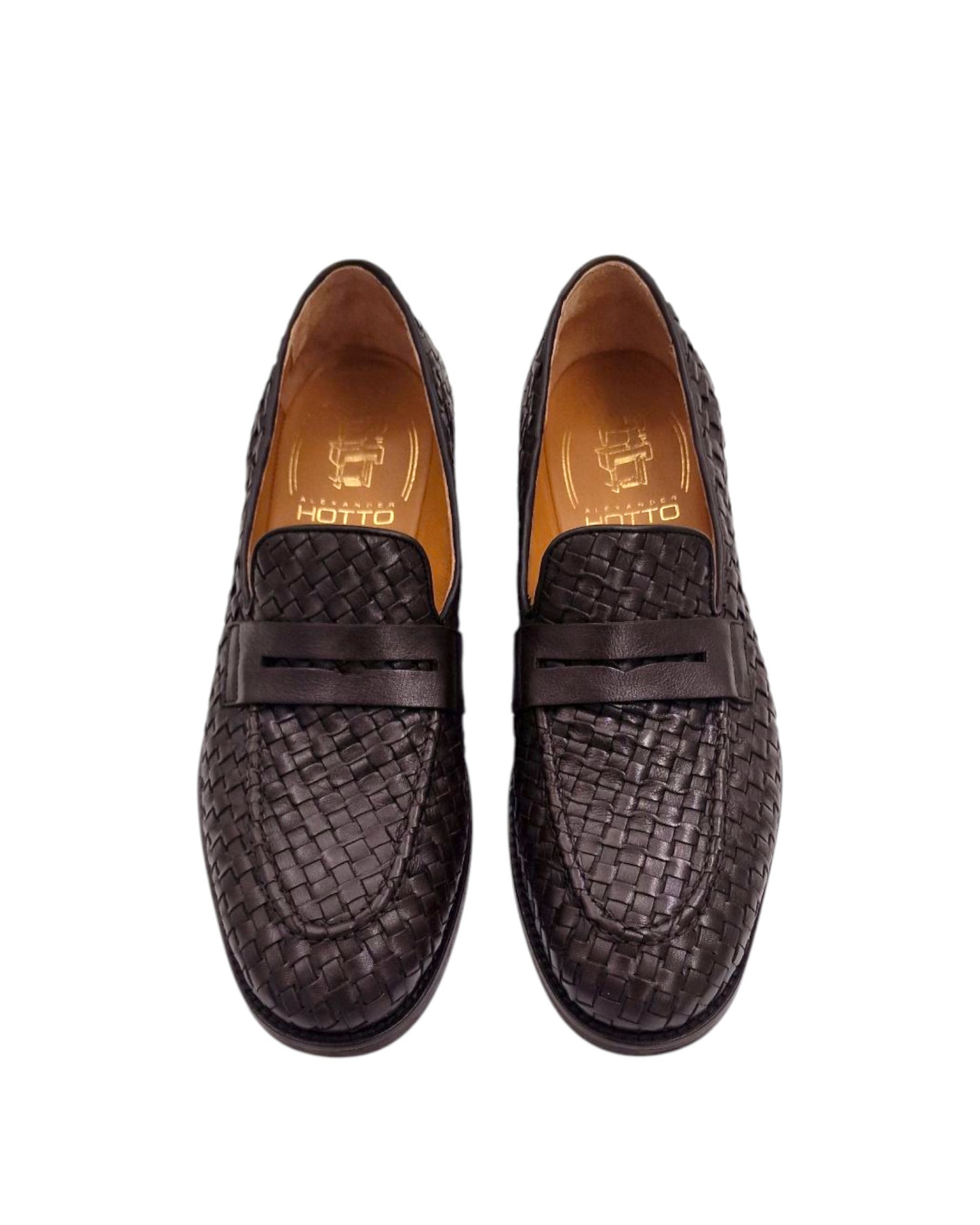 MOCASSINO INTRECCIATO MORO -  - Alexander Hotto